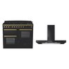 Rangemaster Estel Deluxe Dual Fuel Range Cooker & Hood Pack