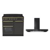 Rangemaster Estel Deluxe Dual Fuel Range Cooker & Hood Pack
