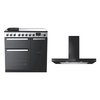 Rangemaster Edge Deluxe Induction Range Cooker & Hood Pack