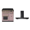 Rangemaster Estel Deluxe Dual Fuel Range Cooker & Hood Pack