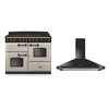 Rangemaster Classic Deluxe Dual Fuel Range Cooker & Hood Pack