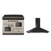 Rangemaster Classic Deluxe Dual Fuel Range Cooker & Hood Pack