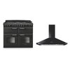 Rangemaster Classic Deluxe Dual Fuel Range Cooker & Hood Pack
