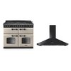 Rangemaster Classic Deluxe Dual Fuel Range Cooker & Hood Pack