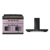 Rangemaster Classic Deluxe Dual Fuel Range Cooker & Hood Pack