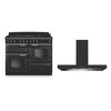 Rangemaster Classic Deluxe Dual Fuel Range Cooker & Hood Pack
