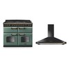 Rangemaster Classic Deluxe Dual Fuel Range Cooker & Hood Pack