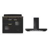 Rangemaster Classic Deluxe Induction Range Cooker & Hood Pack