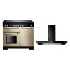 Rangemaster Kitchener Ceramic Range Cooker & Hood Pack
