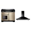 Rangemaster Kitchener Ceramic Range Cooker & Hood Pack