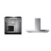 Rangemaster Professional Plus Induction Range Cooker & Hood Pack