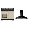 Rangemaster Kitchener Dual Fuel Range Cooker & Hood Pack