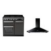 Rangemaster Estel Deluxe Dual Fuel Range Cooker & Hood Pack