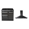 Rangemaster Estel Deluxe Dual Fuel Range Cooker & Hood Pack