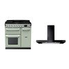 Rangemaster Estel Deluxe Dual Fuel Range Cooker & Hood Pack