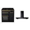 Rangemaster Estel Deluxe Dual Fuel Range Cooker & Hood Pack