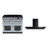 Rangemaster Estel Deluxe Dual Fuel Range Cooker & Hood Pack