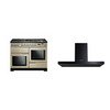 Rangemaster Professional Deluxe Dual Fuel Range Cooker & Hood Pack