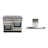 Rangemaster Professional Plus Induction Range Cooker & Hood Pack