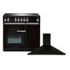 Rangemaster Professional Plus  Ceramic Range Cooker & Hood Pack, A Rated
