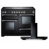Rangemaster Kitchener Ceramic Range Cooker & Hood Pack, B Rated