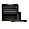 Rangemaster Professional Plus FX Induction Range Cooker & Hood Pack, A Rated