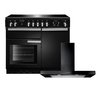 Rangemaster Professional Plus Ceramic Range Cooker & Hood Pack, A Rated