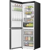 Hisense RB3K330SAFC Hi3 Total No Frost Fridge Freezer, 60/40, Black, C Rated