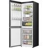 Hisense RB3K330SAFC Hi3 Total No Frost Fridge Freezer, 60/40, Black, C Rated