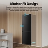 Hisense RB3K330SAFC Hi3 Total No Frost Fridge Freezer, 60/40, Black, C Rated
