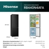 Hisense RB440N4AFA Total No Frost Fridge Freezer, 70/30, Black, A Rated