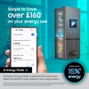 Samsung RB50DG632ES9EU No Frost Smart Fridge Freezer, 60/40, Silver, E Rated