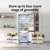 Samsung RB53DG703ES9 Series 8 SpaceMax Total No Frost Smart Combi Fridge Freezer, Refined Inox, 70/30, Silver, E Rated