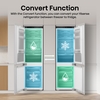 Hisense RB5B250SSWC1 Total No Frost Integrated Fridge Freezer, Sliding Hinge, 60/40, C Rated