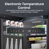 Hisense RB5K330GSFC KitchenFit Eclipse Total No Frost Wi-Fi Connected Fridge Freezer, Black Stainless, 60/40, C Rated