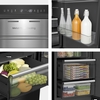 Hisense RB5K330GSFC KitchenFit Eclipse Total No Frost Wi-Fi Connected Fridge Freezer, Black Stainless, 60/40, C Rated