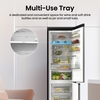 Hisense RB5P410SACCUK No Frost Fridge Freezer, 70/30, Silver, C Rated