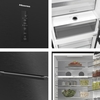 Hisense RB5P410SAFCUK Total No Frost Fridge Freezer, 70/30, Black, C Rated