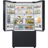 Samsung RF24BB620EB1EU Bespoke French Style Fridge Freezer with Autofill Water Pitcher - Black, E Rated,  Plumbed