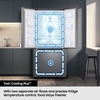 Samsung RF24BB620EB1EU Bespoke French Style Fridge Freezer with Autofill Water Pitcher - Black, E Rated,  Plumbed