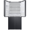 Samsung RF48A401EB4 Series 8 American Fridge Freezer, Gentle Black Matt, E Rated,  Non-Plumbed