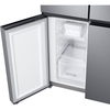 Samsung RF48A401EM9 Series 8 American Fridge Freezer, Gentle Silver Matt, E Rated,  Non-Plumbed