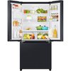 Samsung RF50C532EB1/EU American Fridge Freezer, Black Deep Ocean Inox Finish,  Non-Plumbed, E Rated