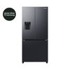 Samsung RF50C532EB1/EU American Fridge Freezer, Black Deep Ocean Inox Finish,  Non-Plumbed, E Rated