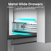 Hisense RF632N4AIE1 American Fridge Freezer, Stainless Steel, E Rated,  Non-Plumbed