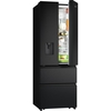 Hisense RF632N4WFE American Fridge Freezer, Black, E Rated,  Non-Plumbed