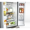 Hisense RF632N4WFE American Fridge Freezer, Black, E Rated,  Non-Plumbed