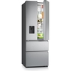 Hisense RF632N4WIE American Fridge Freezer, Stainless Steel, E Rated,  Non-Plumbed