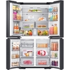 Samsung RF65DG960EB1 Series 9 American Fridge Freezer with Beverage Center, Black,  Plumbed, E Rated