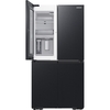 Samsung RF65DG960EB1 Series 9 American Fridge Freezer with Beverage Center, Black,  Plumbed, E Rated